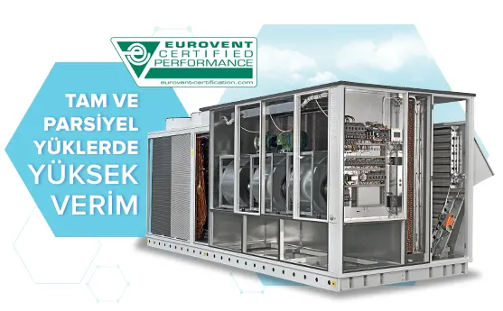 Carrier 48/50 UA/UH Çatı Tipi Klima (120 – 200 kW) — Carrier