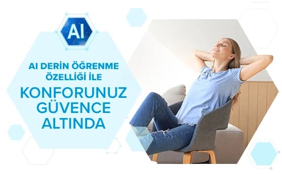 İçerideki sıcaklık ve performansı, akıllı klimalar ve sensörlerle kolayca kontrol edin, rahat bir yaşam sağlayın