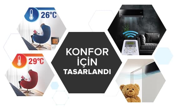 Akıllı klima, konfor ve enerji verimliliğiyle, ideal sıcaklıklar ve rahat yaşam sağlar