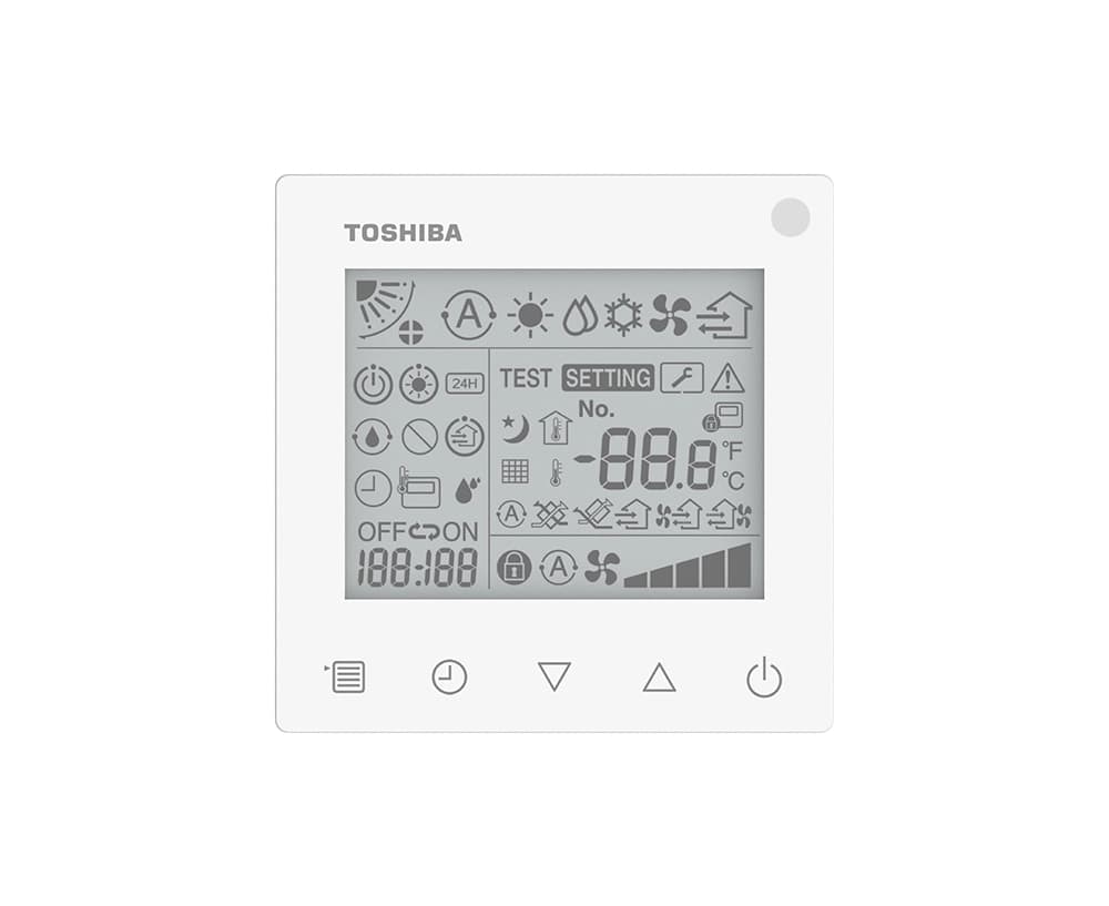 Toshiba Klima Kumandası RBC-ASCU32Y-E Kablolu — Toshiba | RCS Mühendislik